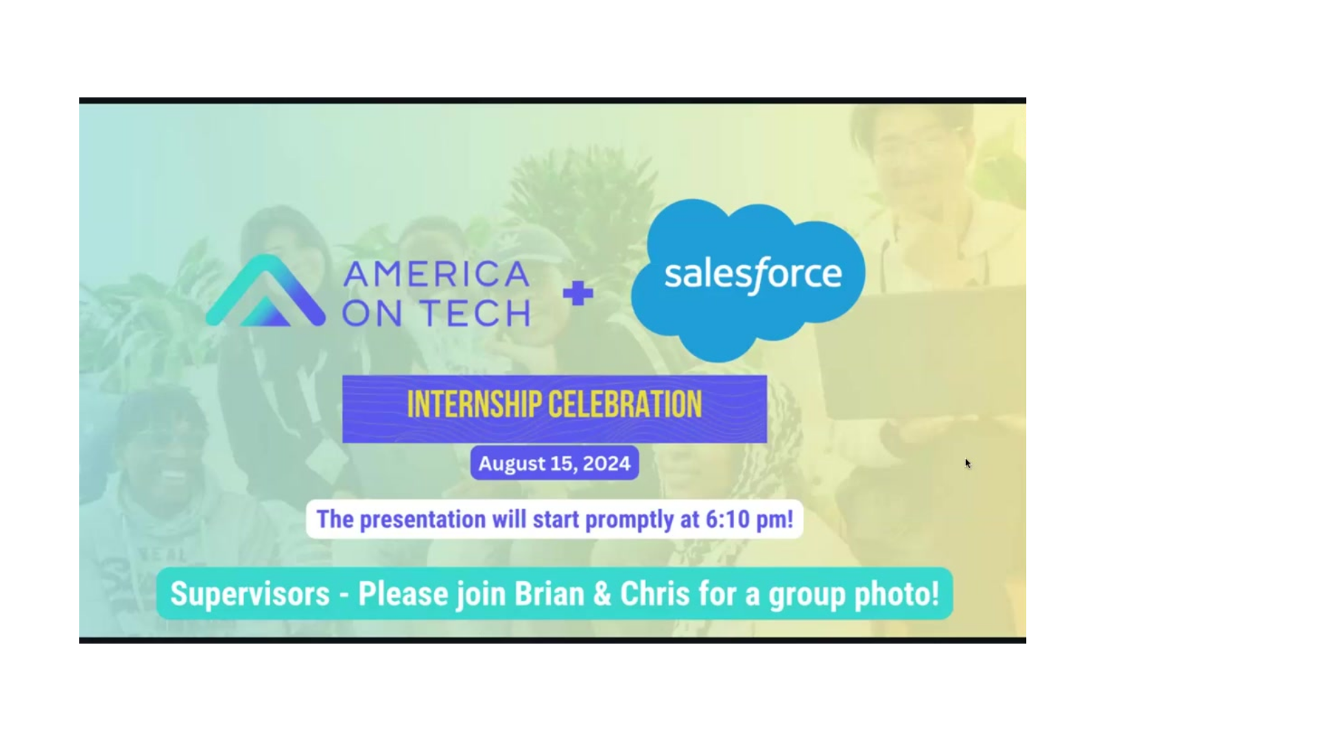 America On Tech & Salesforce - Ray Estevez Shout out video.